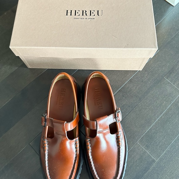 Hereu Tread Sole T-Bar Loafer - Picture 3 of 5